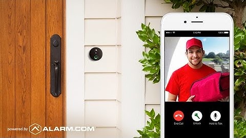 Doorbell Camera Alarm.com
