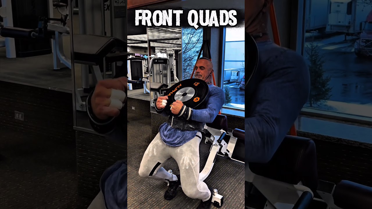 HOW TO ISOLATE THE FRONT QUADRICEPS #SISSYSQUATS #QUADS #LEGS #workout #motivation