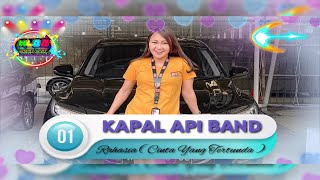 KAPAL API BAND with ( RAHASIA ) Cinta Yang Tertunda ( Pop Buaran ) MUSIK LIRIK BUCIN BAPER