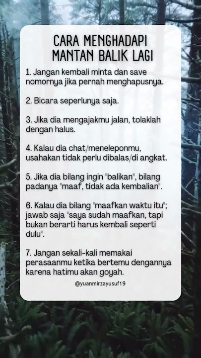 Cara menghadapi mantan balik lagi #shorts #status #cara #menghadapi #mantan
