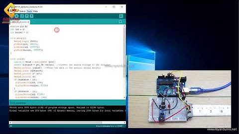 สอนใช้งาน Arduino GP2Y0A41SK Infrared Sensor เซ็นเซอร์วัดระยะทาง 4cm - 30cm