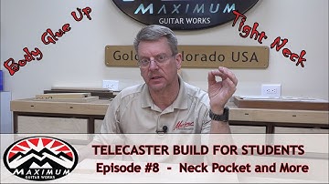 Telecaster Build - Part 8 - Neck Pocket Routing and more