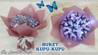 DIY | Buket Kupu-Kupu Viral | Buket Kekinian Low Budget || Butterfly Bouquet