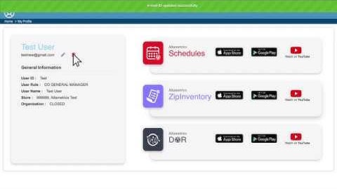 Altametrics Enterprise - My Profile