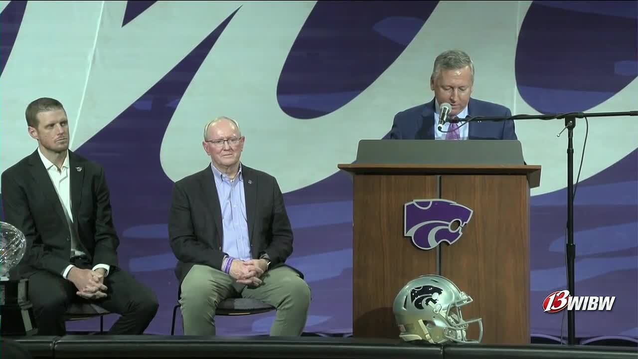 Collin Klein introduced as 36th head football coach at K-State