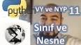 Python'da Sınıflar ve Nesneler ile ilgili video