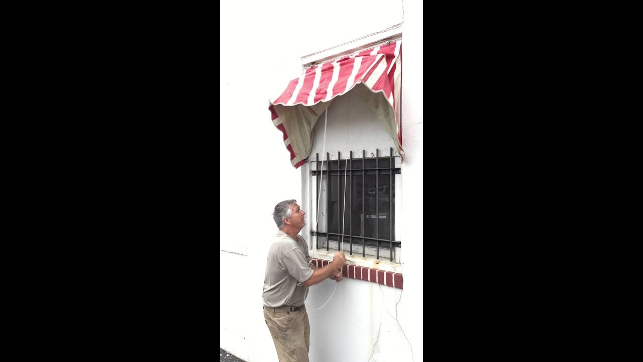Window awning "How-To" - YouTube