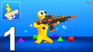 Flip Beat: Ragdoll Gun Shooter - Gameplay Walkthrough Part 1 (Android, iOS)