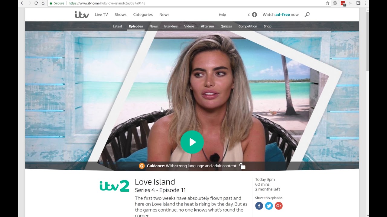How to watch Love Island abroad YouTube