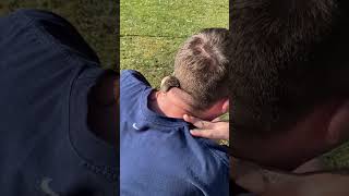 Tiny Mouse Climbs Man’s Shirt