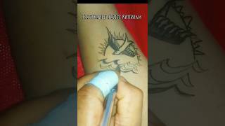 Jack sparrow tattoo #tattoo #tattoos #short #shorts #youtubeshorts