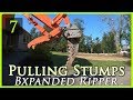 7 pulling stumps with bxpanded ripper