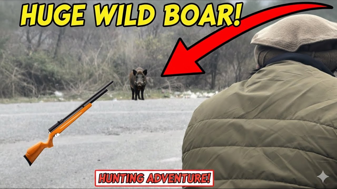 One Shot, One Kill: Hunting a Huge Wild Boar with Artemis M22 Air Rifle
