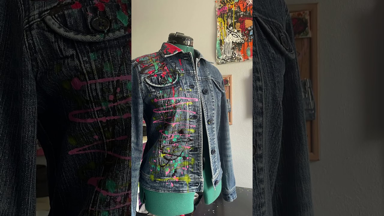 Denver Hayes 1/3 Broken Twill women’s jacket featuring a custom GBM lvl2 Paintjob :) 