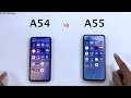 Samsung a54 vs a55  speed test