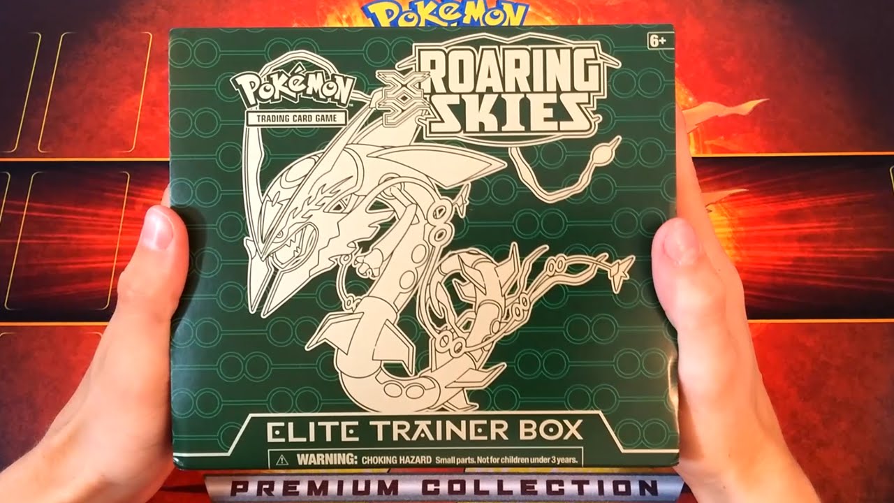 pokemon tcg xy roaring skies elite trainer box card game TCG: XY-Roaring Toys Pokemon XY | Roaring Skies