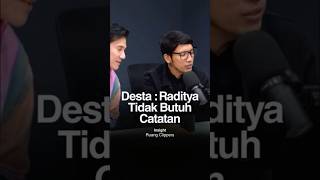 Menurut Desta, Radit adalah host yang smart #desta #radityadika