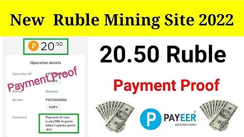 New Free Rubble mining Site | No investment Required| Withdraw proof