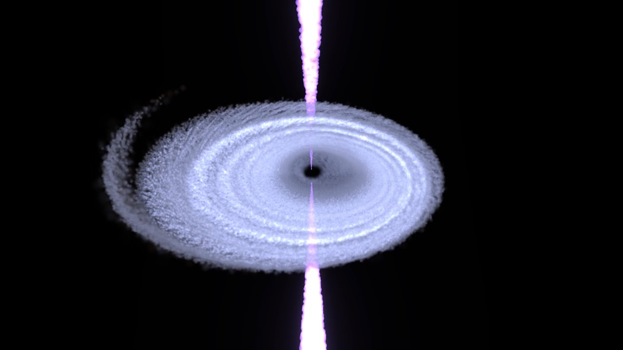Simulation of black hole accretion disk | 1 Million Particles | IISPH ...