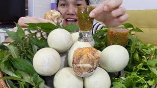 ไข่ลูกเป็ด ไข่ตัว ไข่เวียดนาม ไข่ฮ้างฮัง ผักแพรว|wern woei