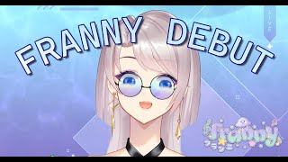 【VTUBER DEBUT】Franny emerges from the ocean! ミ(✿˵•́ ᴗ •̀˵) (Re-broadcast)