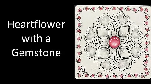 Heartflower with a Gemstone