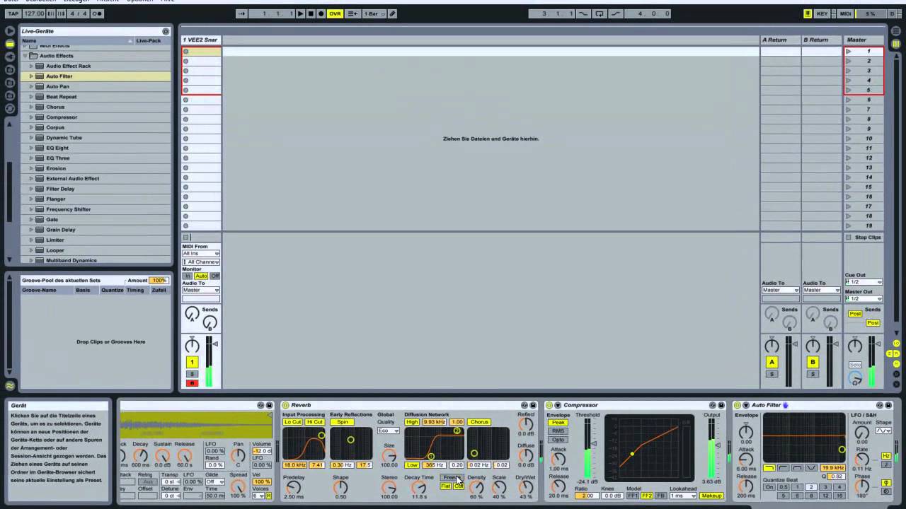 Ableton Live Tutorial 2011 HD White noise German - YouTube