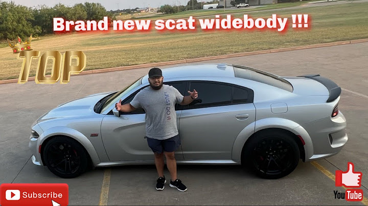 My brand new Dodge Charger Scatpack Widebody !!