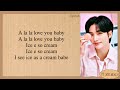 Hyunjin &quot;ice.cream&quot; Easy Lyrics | [Stray Kids : SKZ-RECORD]