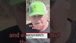 Man who says Cpl. O'Connor saved his life comes to pay respects at memorial #funeral #shorts #viral
