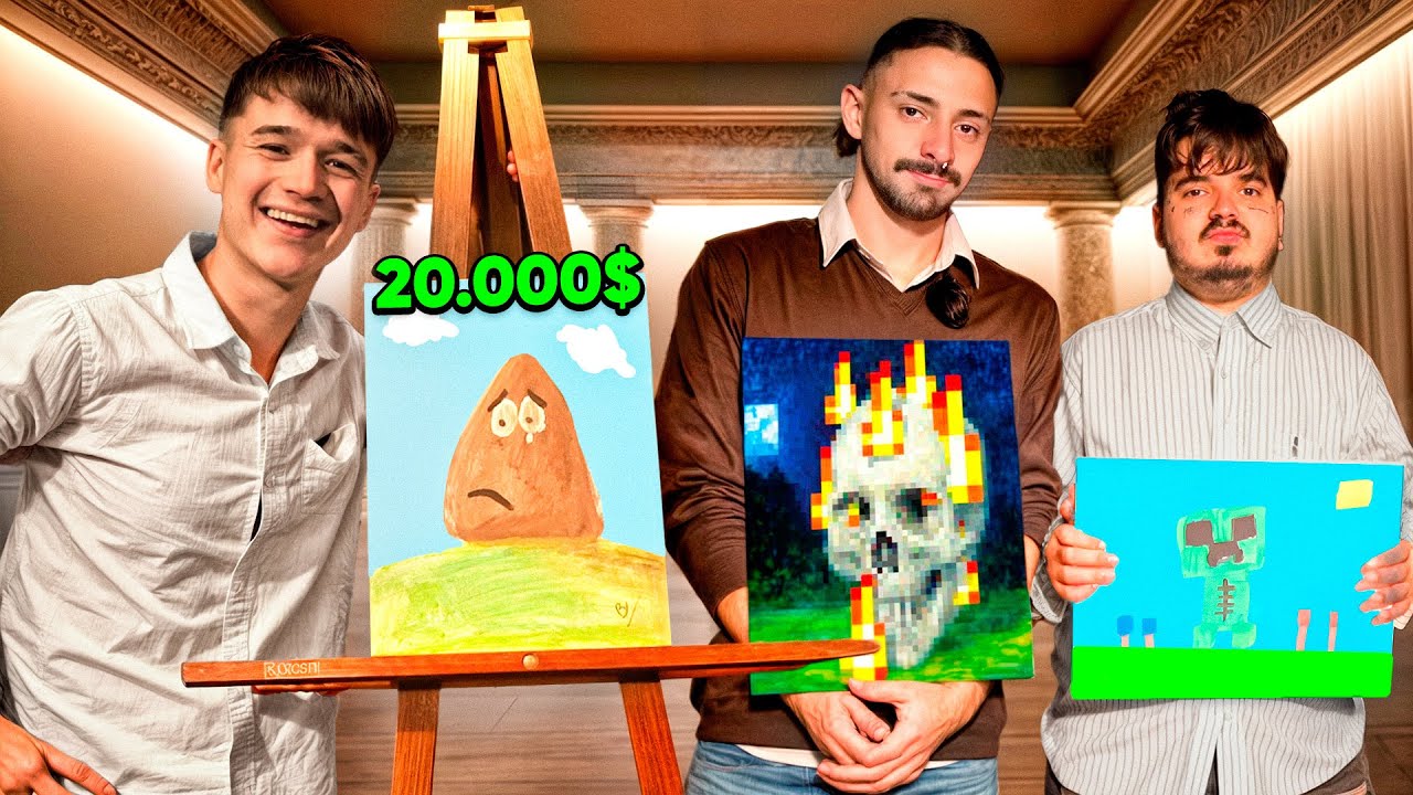 hice mi propia subasta de arte y gane dinero $$$