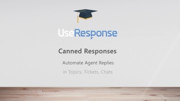 Using Canned Responses in UseResponse