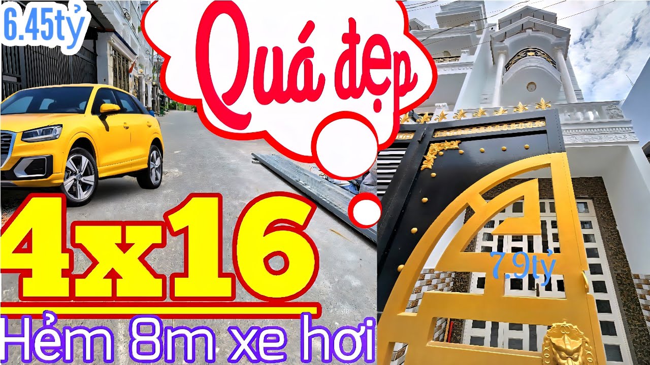 Anh Mười bán nhà Bình Tân 4x16m, 5 Phòng  | Hẻm xe hơi 7m đường số 18B gần Lê Văn Quới
