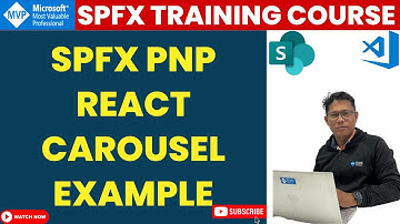 SPFx PnP React Carousel Example | How to Use Carousel Control of PnP in SPFx Webpart?