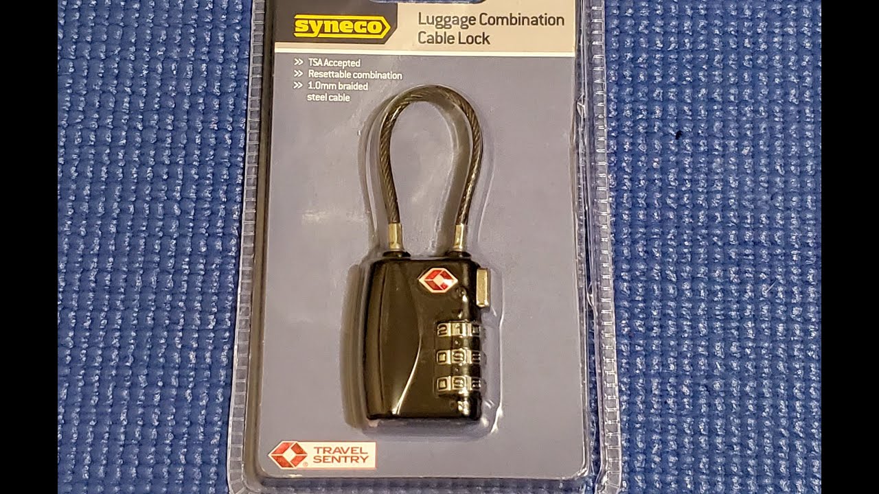 (Picking 154) Syneco Luggage Combination Lock decoded YouTube