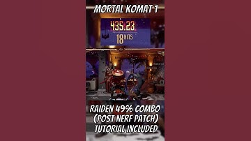 Mortal Kombat 1 - Raiden 49% Combo (Post Nerf Patch) (EASY!)Tutorial in COMMENTS #mk1 #mortalkombat1