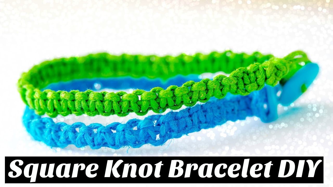 DIY Stackable Square Knot/Cobra Stitch Bracelets 