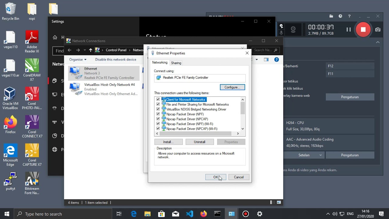 Seting Ip Static Di Windows 10 YouTube