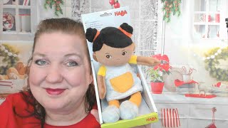 Haba Plush Soft Doll Named Jada with Brown Skin Brown Hair #plushdolls #dolls #softdolls screenshot 5