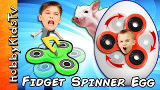 Giant FIDGET SPINNER Egg and Video Game App with Surprises screenshot 4
