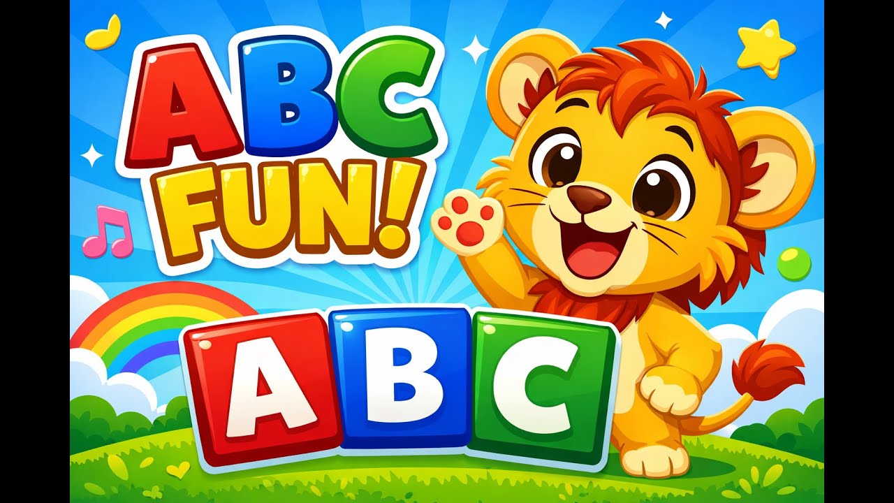 ABC Song with Leo the Lion 🦁 | Learn Letters A–Z