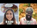 What 3 vegans with different budgets eat in a day