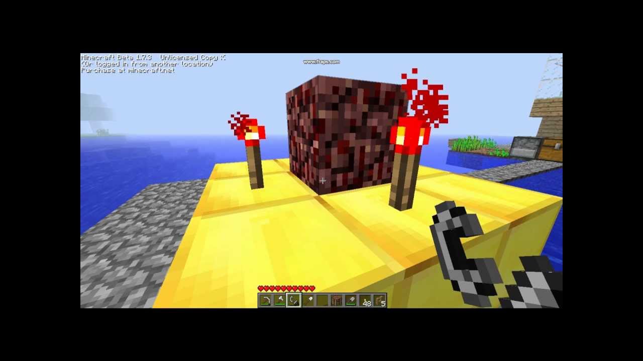 How to summon Herobrine - YouTube