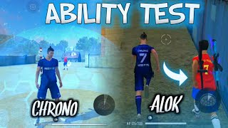 CHRONO ABILITY TEST | NEW CHARACTER | FREE FIRE