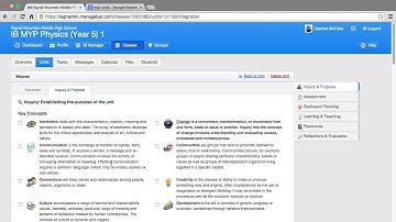 SMMHS Managebac Tutorial #2 - Adding Units (Part 1)