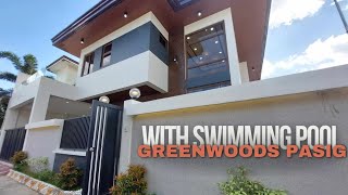 Tour#155: With Swimming Pool, Brandnew House in Greenwoods Pasig