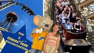 Our Top 5 EUROPA PARK ROLLERCOASTERS Including ON RIDE POVs