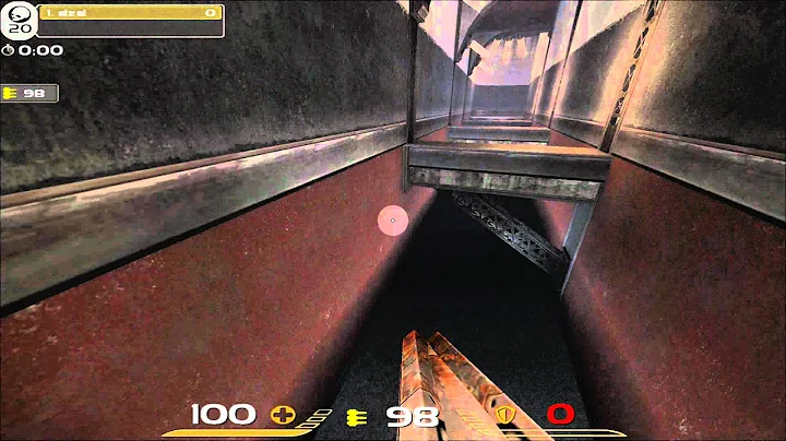 Quake Live: Backwards strafing in practice course 3