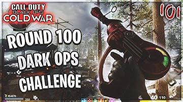 *INSANE* ROUND 100 Dark Ops Challenge COMPLETED!! - (Call Of Duty Cold War Zombies)