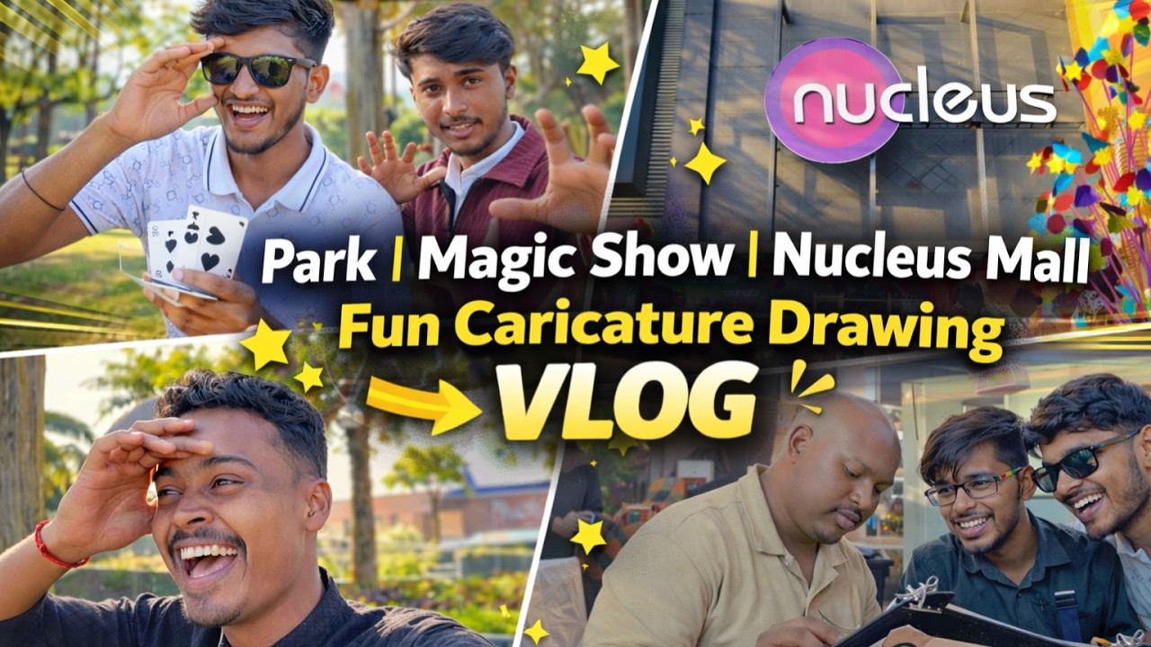 jail park | magic show | Nucleus Mall | fun caricature, drawing